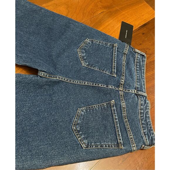 American Bazi women's Destroyed Mom Jeans High Rise Blue size 5 NWT - Picture 5 of 8